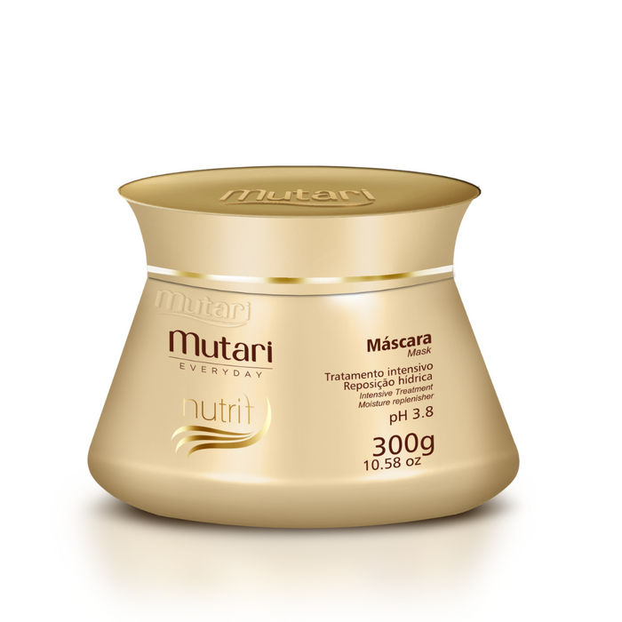 Nutrit Set 3 Steps (Shampoo + Mask + Leave in)- Hydration with macadamia and crambe oil, line recommended for all types of hair, especially dull and dry hair.