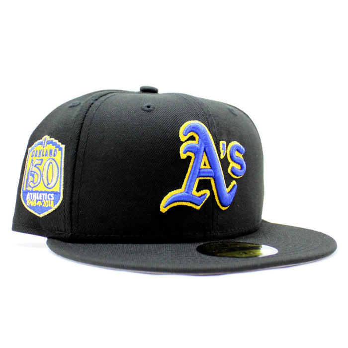 Oakland Athletics 50TH ANNIVERSARY New Era 59Fifty Fitted Hat (Gray Under Brim)