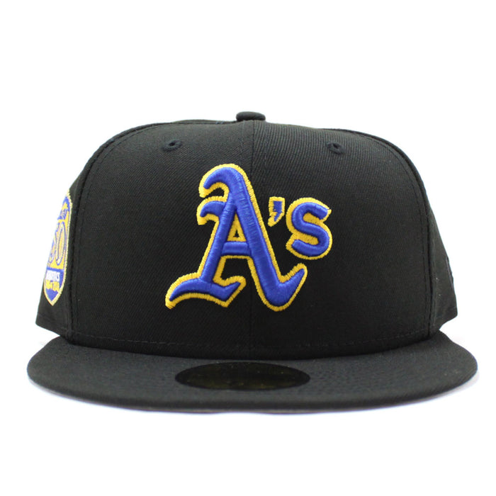 Oakland Athletics 50TH ANNIVERSARY New Era 59Fifty Fitted Hat (Gray Under Brim)