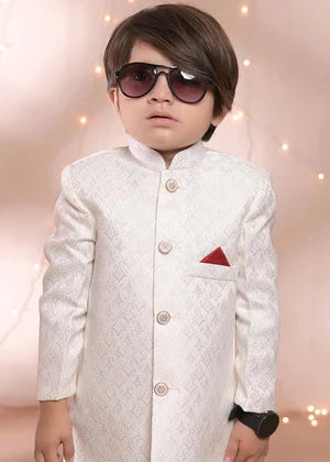 Off white Shervani