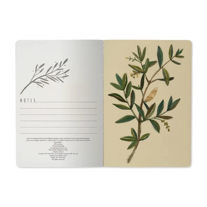 Olive A5 Notebook