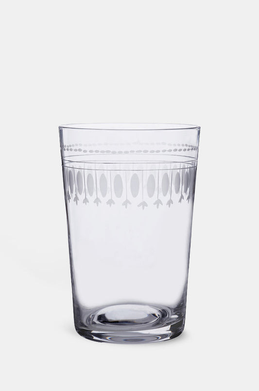 The Vintage List ovals tumbler set with band of oval motifs.