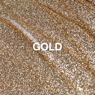 P+ Gold, Glitter Gel Polish 10 ml
