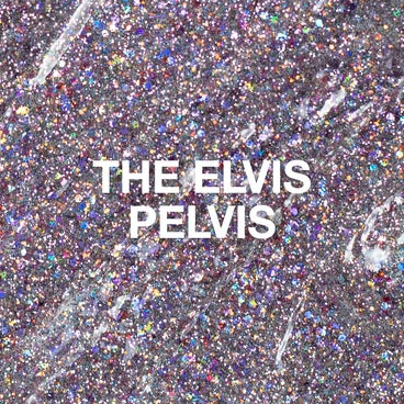 P+ The Elvis Pelvis, Glitter Gel Polish, 10 ml