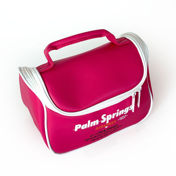 Palm Springs Airlines Accessory Bag - Pink - Destination PSP