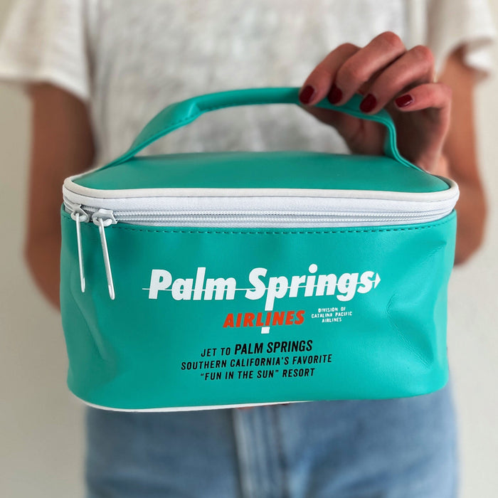 Palm Springs Airlines Box Bag - Aqua - Destination PSP
