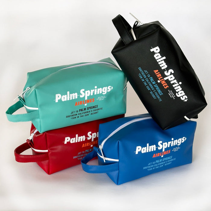 Palm Springs Airlines Toiletry Bag - Royal Blue - Destination PSP