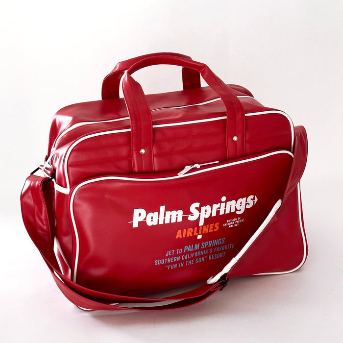 Palm Springs Airlines Weekender Bag - Red - Destination PSP