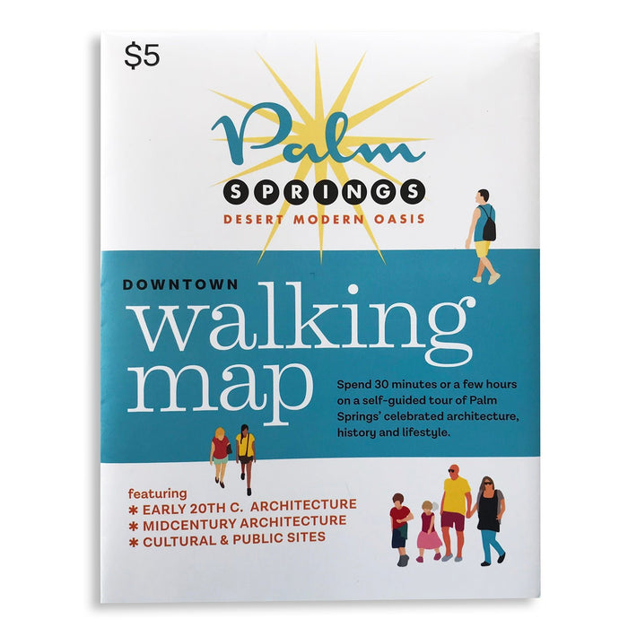 Palm Springs Downtown Walking Map - Destination PSP