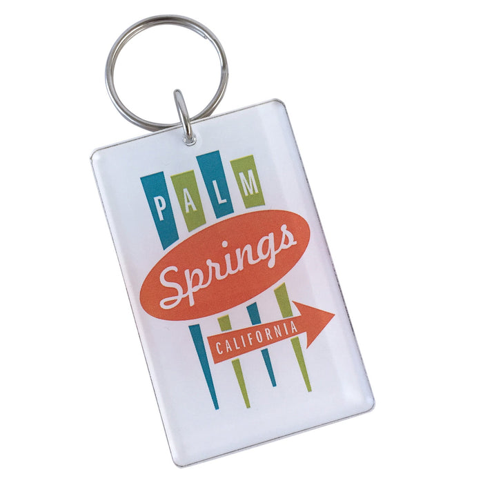 Palm Springs Key Ring Sign Logo / Key Ring - Destination PSP
