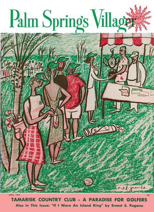 Palm Springs Life Cover Print - 1953 April - Destination PSP