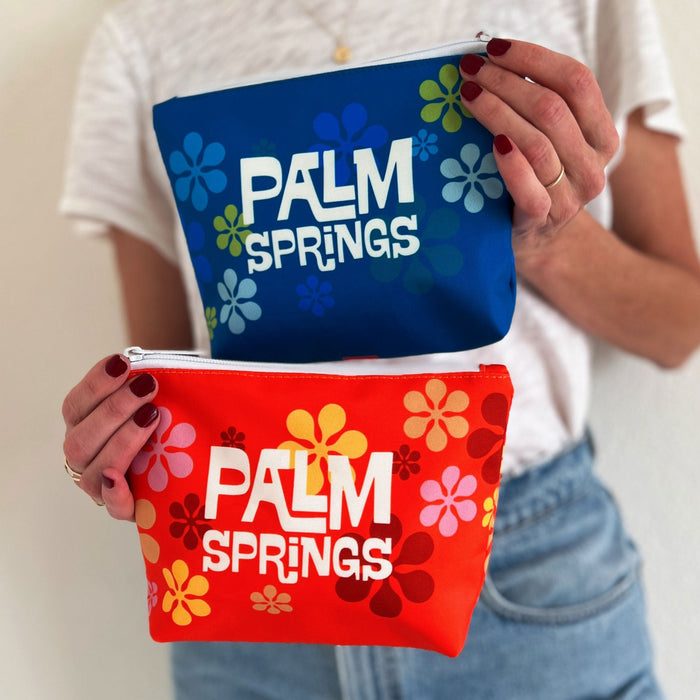 Palm Springs Modfest Pouch - Orange - Destination PSP