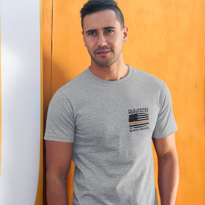 Palm Springs Mounted Police Search and Rescue Unisex T-shirt - Grey - Destination PSP