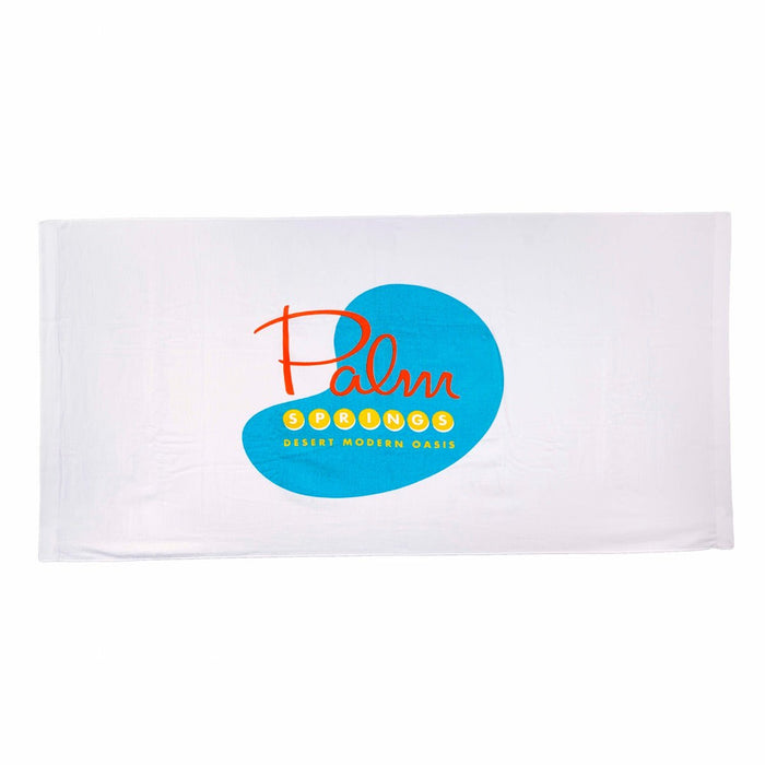 Palm Springs Pool Towel - Pool Design White - Destination PSP