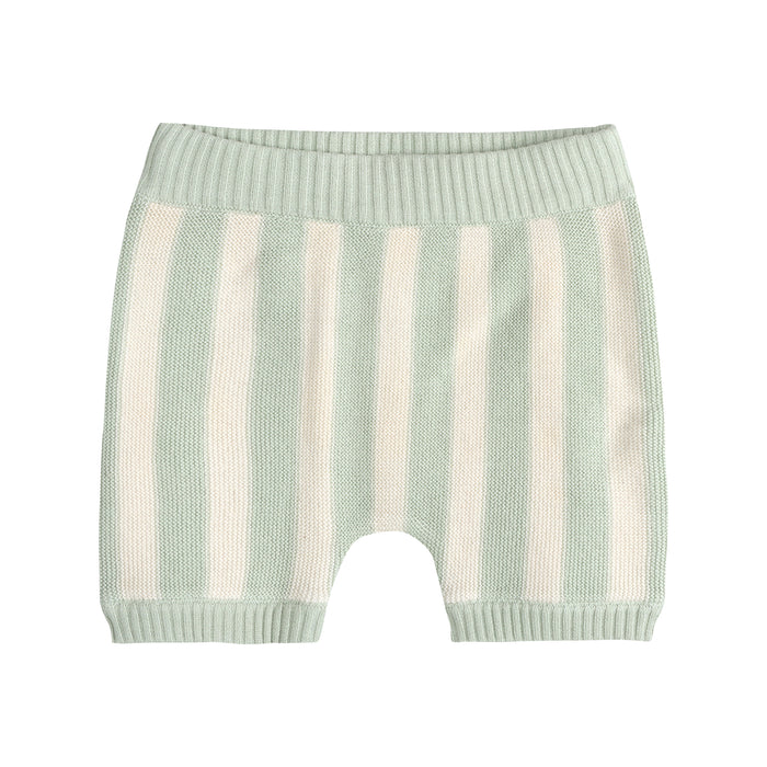 Palm Trees Embroidered Baby Shorts (Organic Cotton)