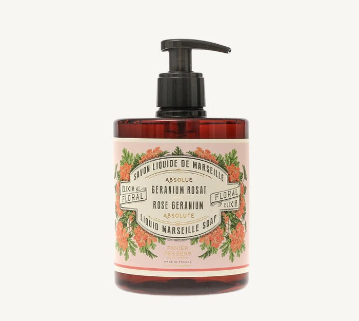 Panier Des Sens - Liquid Marseille Soap in Rose Geranium 500mL ( 16.9 fl oz )