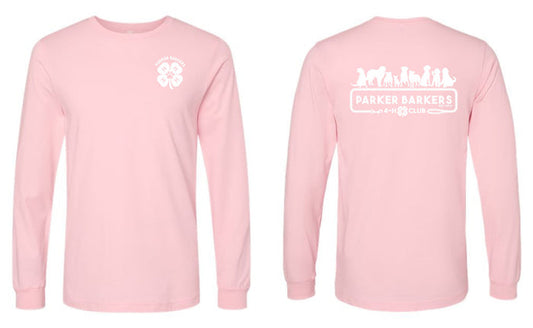 Parker Barkers Unisex Long Sleeve DOGGIES Tee