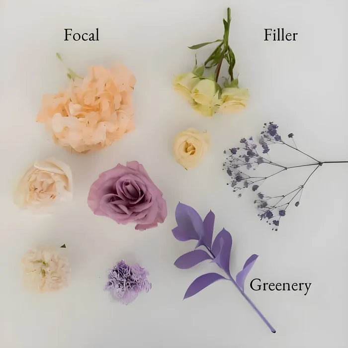 Pastels With Pizzazz Bouquet Bar Flower Kit Stem - Image