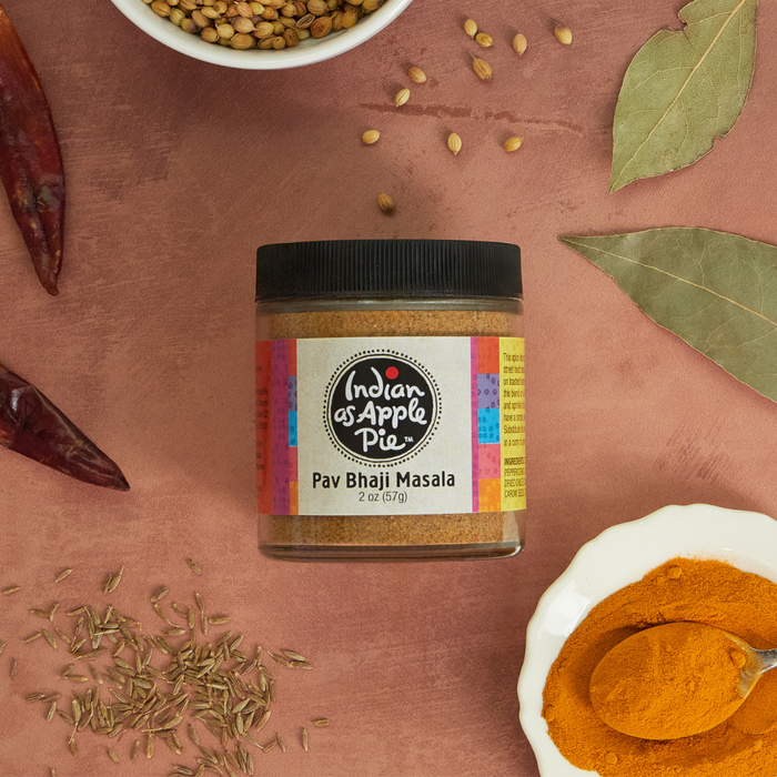 indian as apple pie pav bhaji