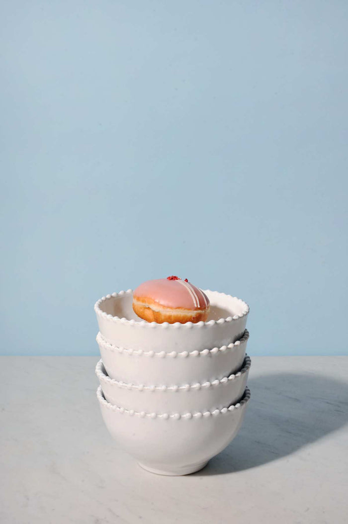 Pearl White Cereal Bowl