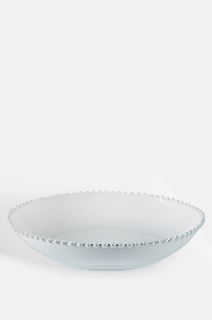 Pearl White Serving Bowl