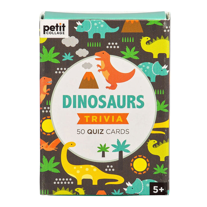 Petit Collage Trivia Cards - Dinosaur