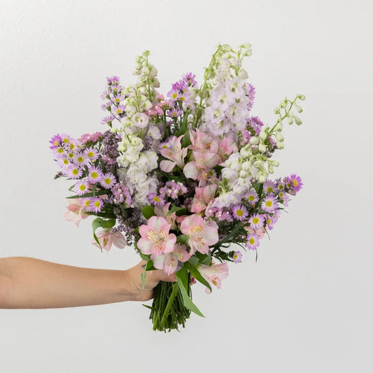 Pink Magic Flower Bouquet Close Up - Image