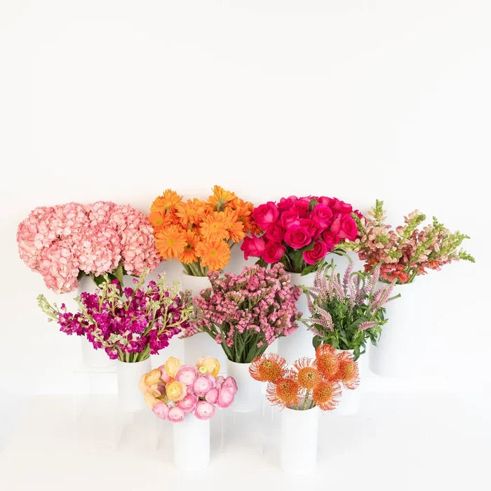 Pink With A Tangerine Twist Diy Flower Kit Recipe - Image