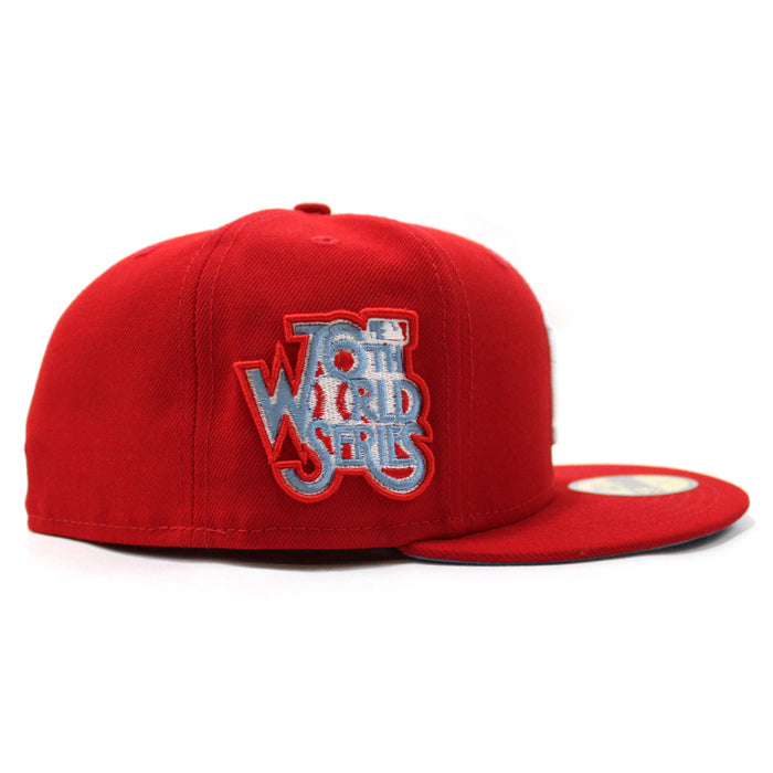 Pittsburgh Pirates 1979 World Series New Era 59Fifty Fitted Hat (Red Sky Blue Under Brim)