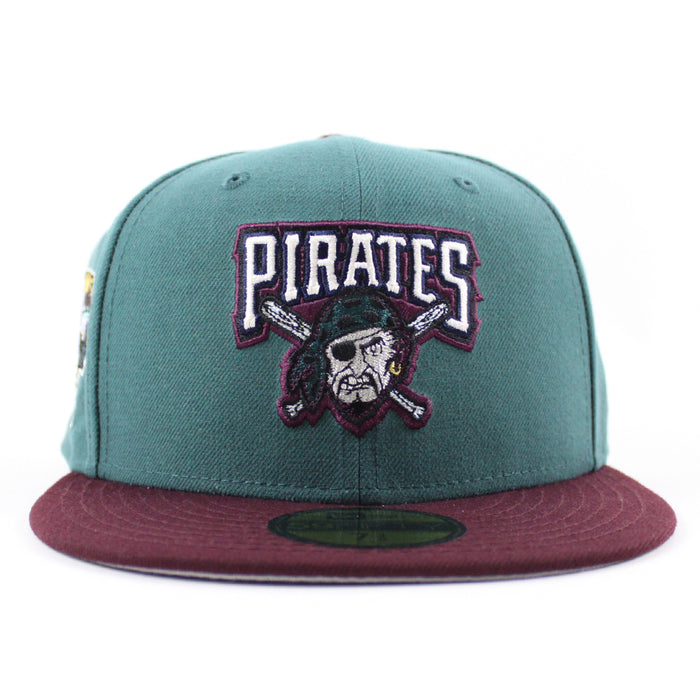 Pittsburgh Pirates 2006 All-Star Game 59Fifty New Era Fitted Hats (Pine Green Maroon Gray Under Brim)