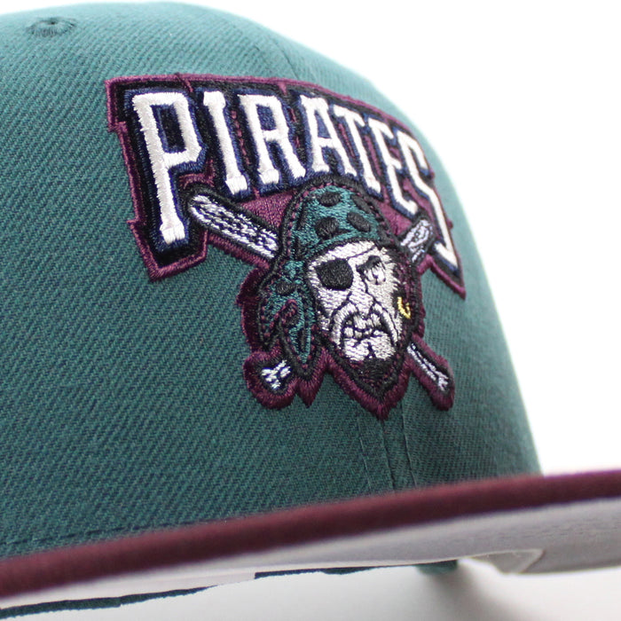Pittsburgh Pirates 2006 All-Star Game 59Fifty New Era Fitted Hats (Pine Green Maroon Gray Under Brim)