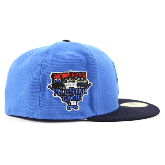 Pittsburgh Pirates 2006 All Star Game New Era 59Fifty Fitted Hat (Blue Navy Aqua Under Brim)