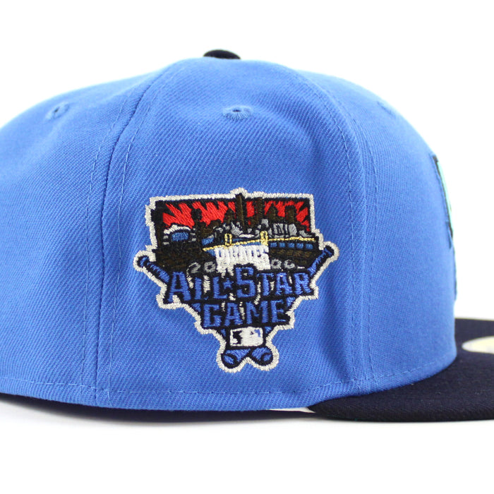 Pittsburgh Pirates 2006 All Star Game New Era 59Fifty Fitted Hat (Blue Navy Aqua Under Brim)