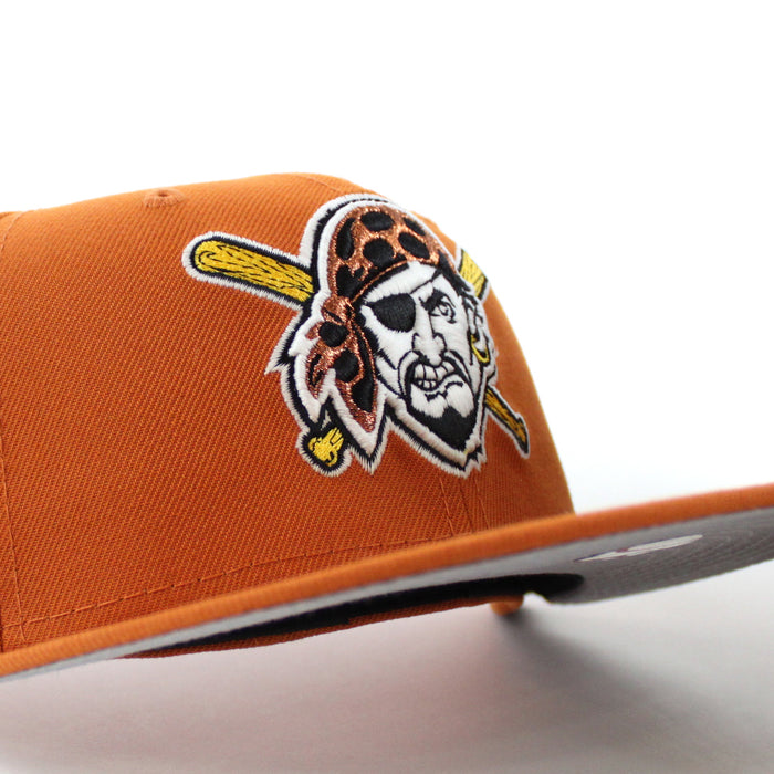 Pittsburgh Pirates 2006 All Star Game New Era 59Fifty Fitted Hat (GITD Orange Gray Under Brim)