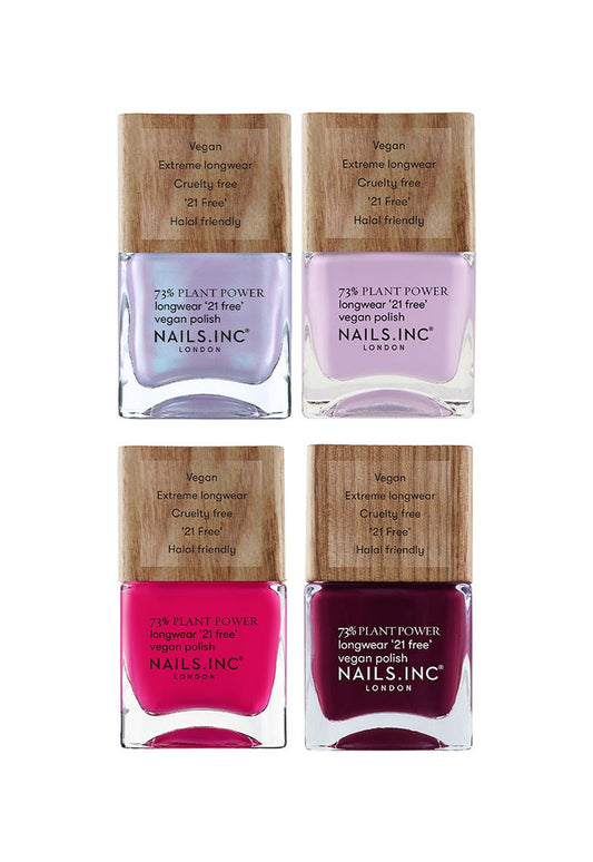 Pop Of Plant Power 4-Piece Nail Polish Set