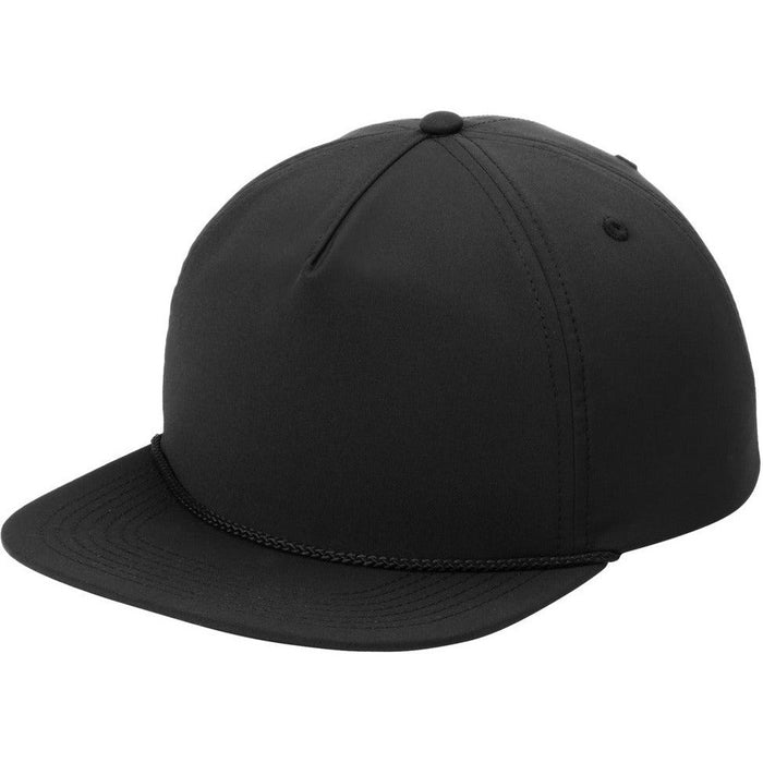 no-logo Port Authority 5-Panel Poly Rope Cap-Port Authority-Thread Logic