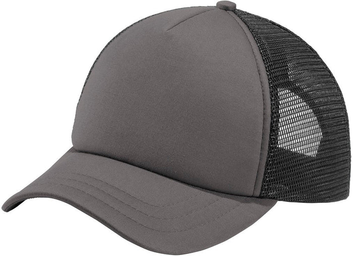 Port Authority 5-Panel Twill Foam Trucker Cap no-logo