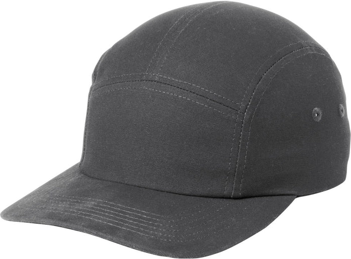 no-logo Port Authority Brushed Cotton Camper Cap-Port Authority-Deep Smoke-OSFA-Thread Logic