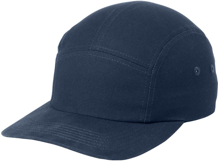 no-logo Port Authority Brushed Cotton Camper Cap-Port Authority-Navy-OSFA-Thread Logic