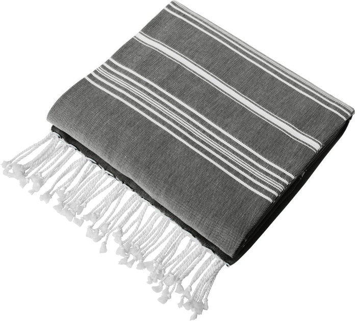 no-logo Port Authority Cali Throw-New-Port Authority-Deep Black/White-1 Size-Thread Logic