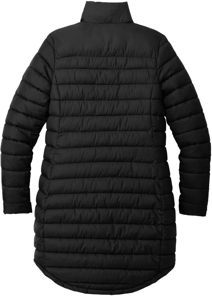 no-logo Port Authority Ladies Horizon Puffy Long Jacket-Port Authority-Thread Logic
