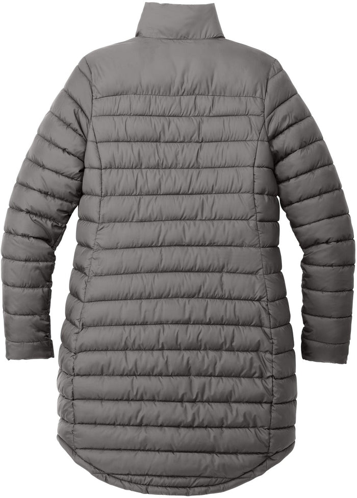 no-logo Port Authority Ladies Horizon Puffy Long Jacket-Port Authority-Thread Logic