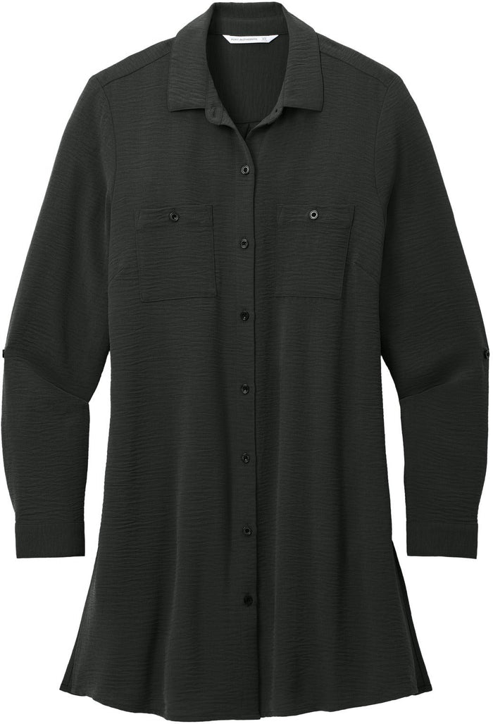 Port Authority Women's Textured Crepe Long Tunic