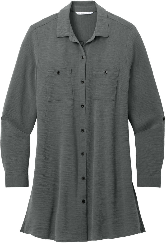 Port Authority Women's Textured Crepe Long Tunic