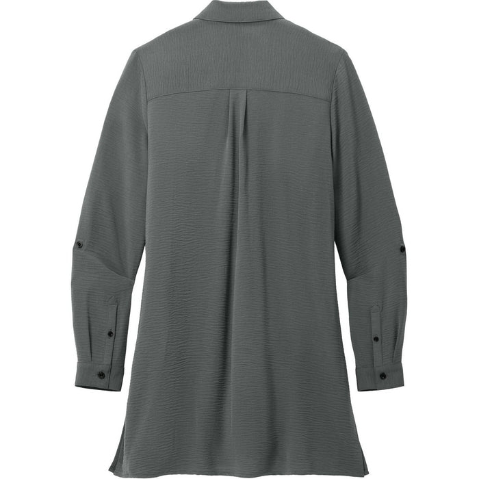 no-logo Port Authority Ladies Textured Crepe Long Tunic-Port Authority-Thread Logic