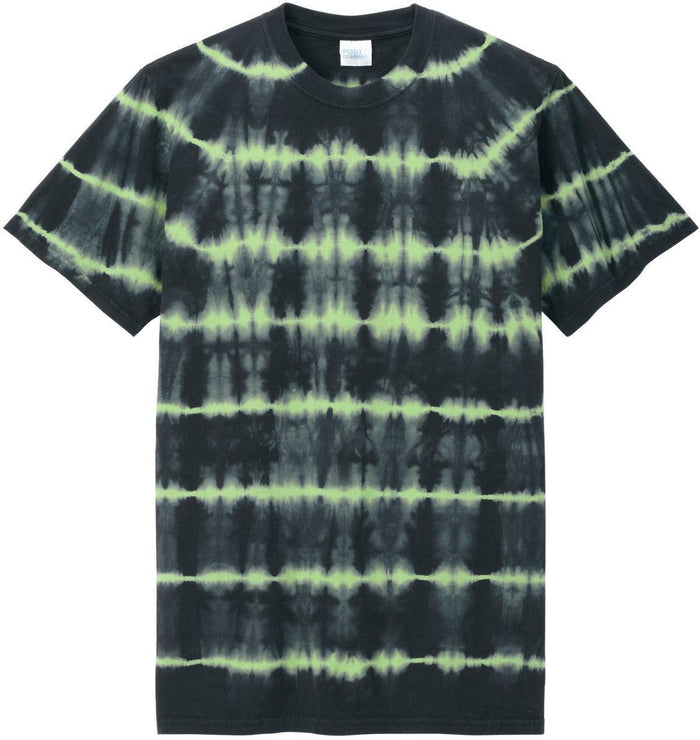 Port & Company Allover Stripe Tie-Dye Tee