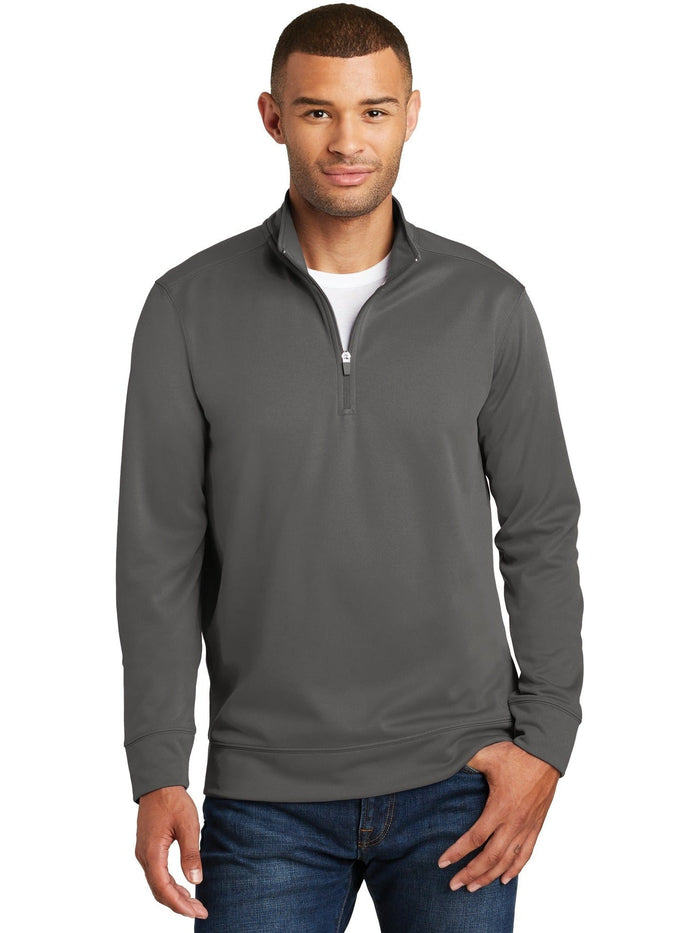 no-logo Port & Company Performance Fleece 1/4-Zip Pullover Sweatshirt-Regular-Port & Company-Thread Logic