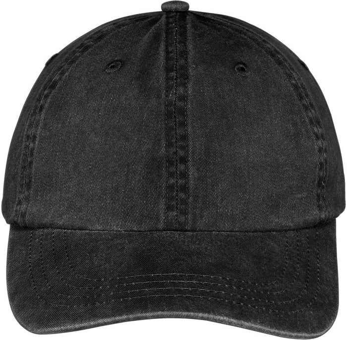 Port & Company Pigment-Dyed Cap-Regular-Port & Company-Black-OSFA-Thread Logic