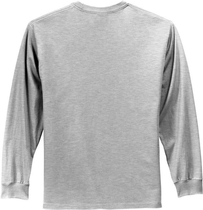 no-logo Port & Company Tall Long Sleeve Essential Tee-Regular-Port & Company-Thread Logic