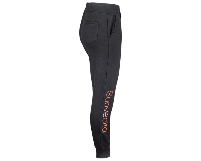 Suavecita Premium Terry Joggers - Black Side